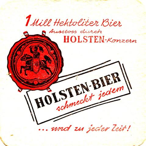 hamburg hh-hh holsten schmeckt 1 million 1a (quad185-jedem-schwarzrot)